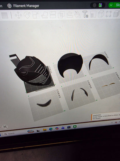Black power ranger mask helmet fitting heads up to 24 inches