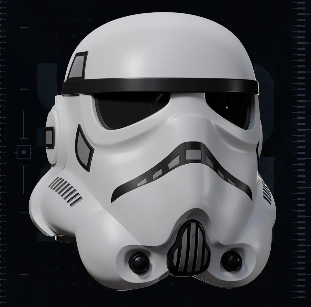 Lego stormtrooper helmet fits heads up to 24" by 3dCurioPrints