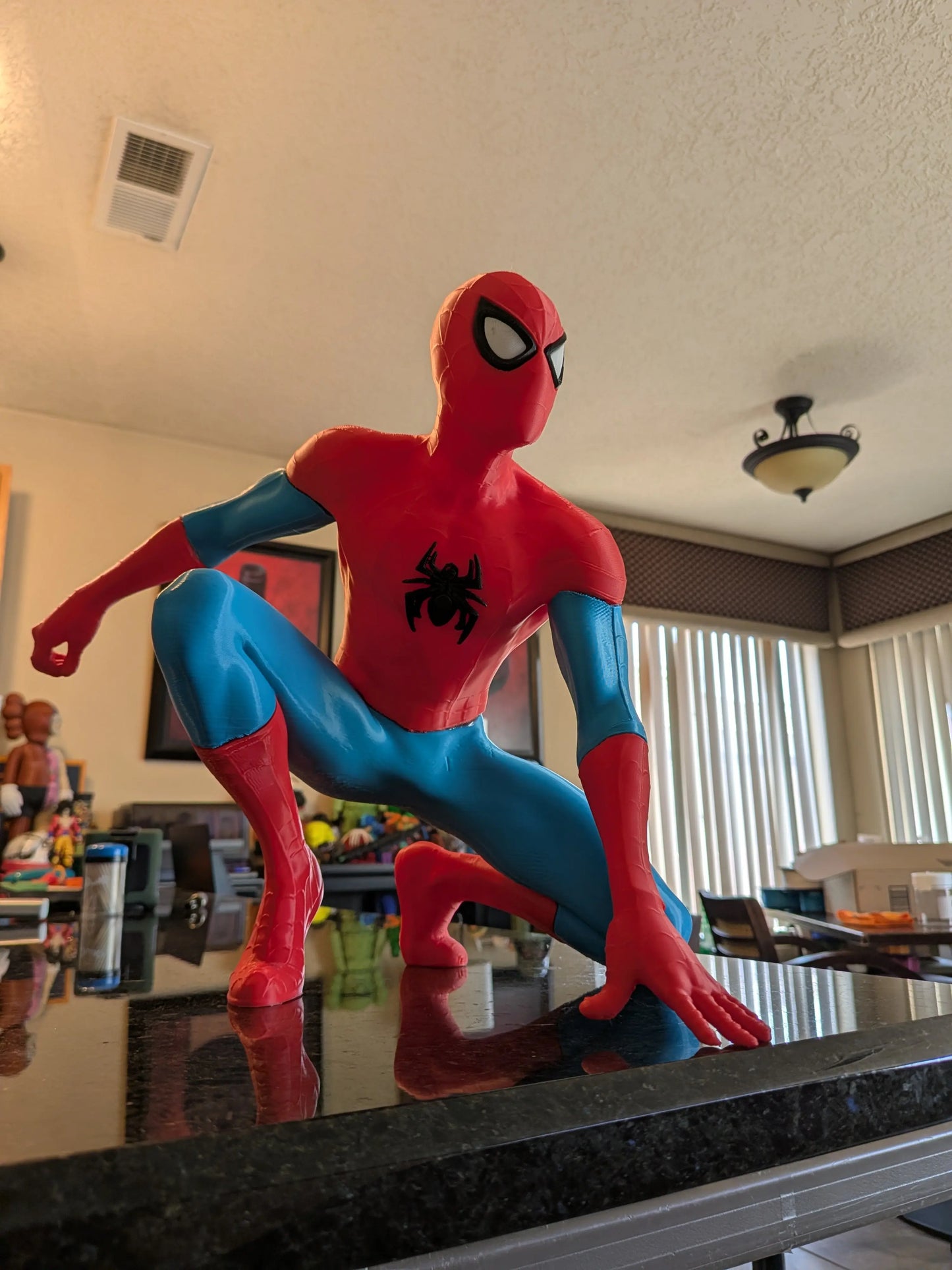 16" 1ft 4in Spiderman due to shape arm and leg glued on your end by 3dCurioPrints