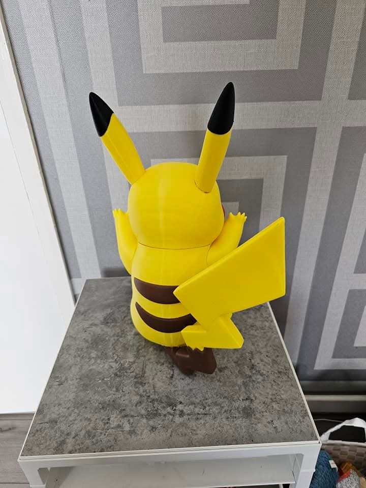 Large 1:1 1ft life size full size pokemon pikachu #0025 by 3dCurioPrints