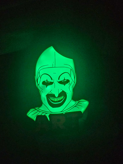 Art the Clown Terrifier LED backlit horror lightbox display