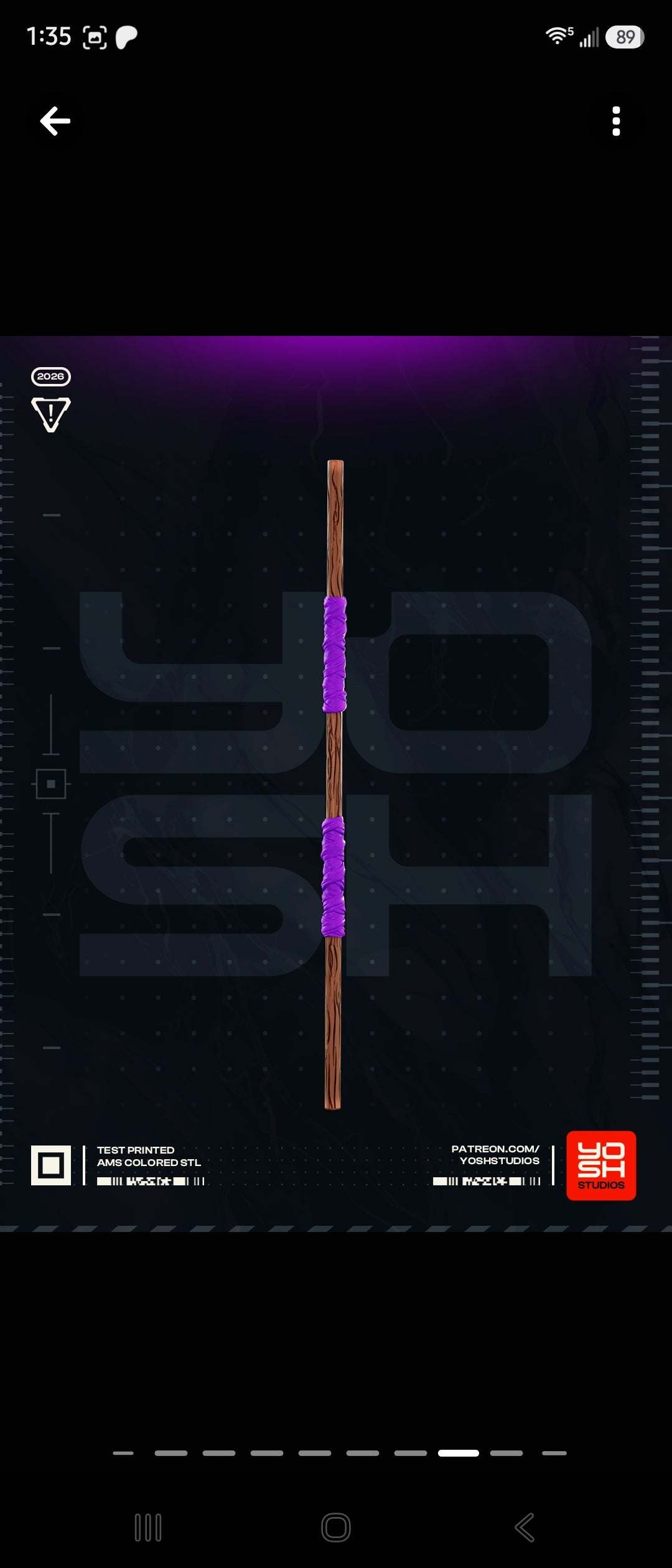 TMNT Donatello staff cosplay will be in 2 pieces by 3dCurioPrints