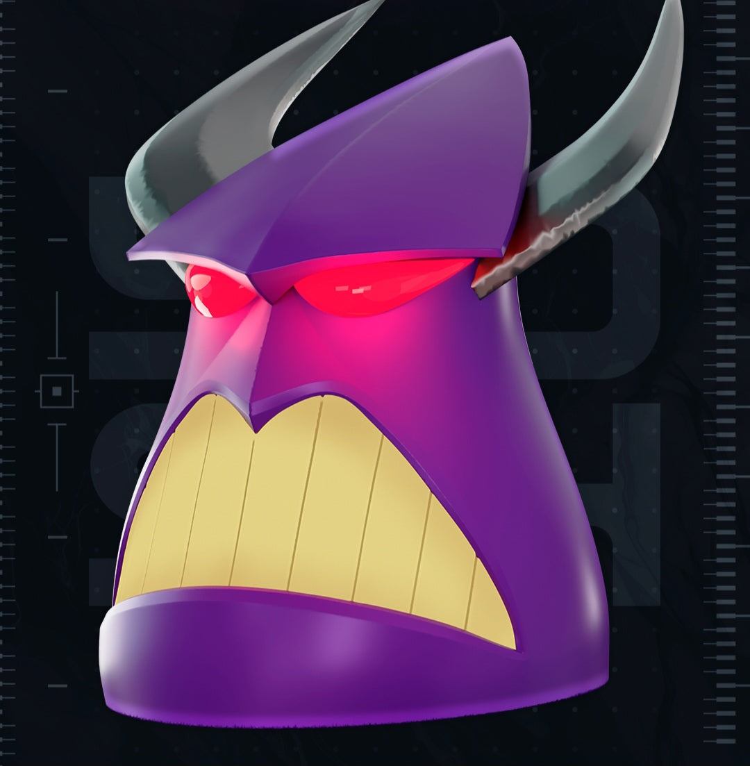 Evil Emperor Zurg mask helmet fitting heads up to 24 inches Toy Story Buzz Lightyear