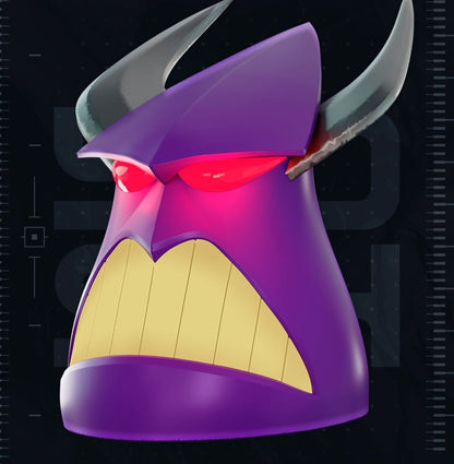 Evil Emperor Zurg mask helmet fitting heads up to 24 inches Toy Story Buzz Lightyear
