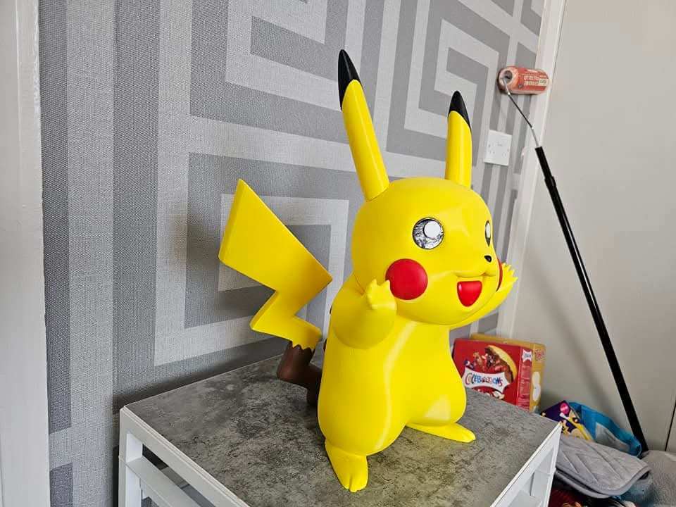 Large 1:1 1ft life size full size pokemon pikachu #0025 by 3dCurioPrints
