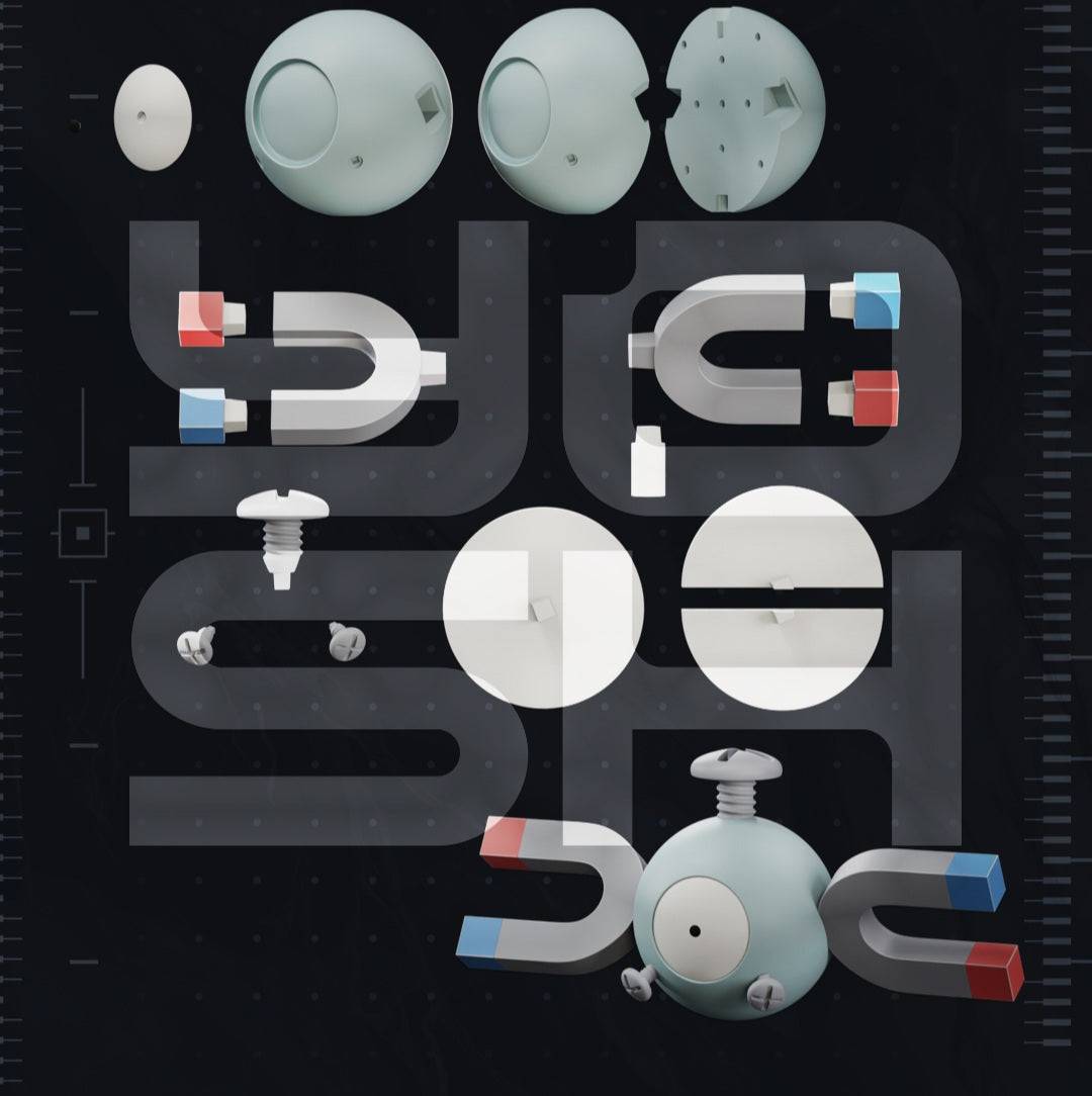 Pokémon life size 1ft Magnemite #081 collectible figure for desk display