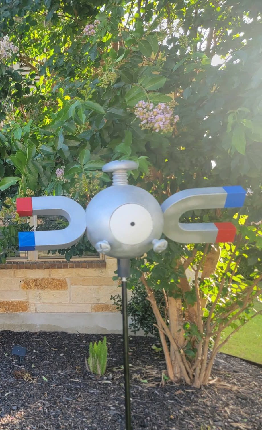Life size Pokémon Magnemite 1ft tall anime figure collectible display