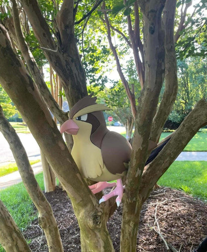 Life size 1:1 Pidgey anime bust statue, true-to-scale collectible display