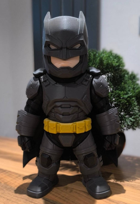19-inch Batman movie suit bust statue dark grey with customizable belt