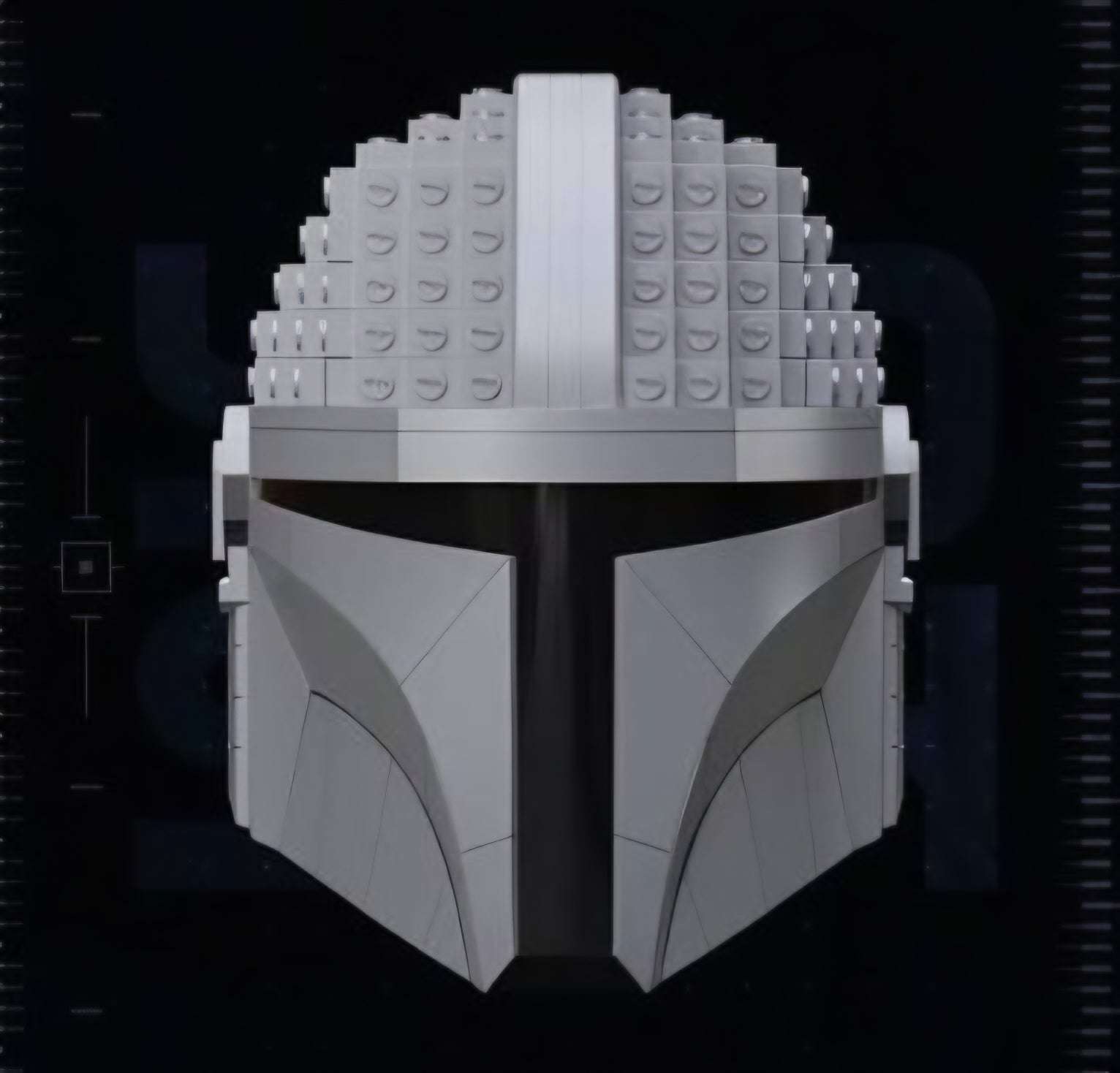 Lego mando, Darth Vader, and stormtrooper helmets with price per piece, size fits all