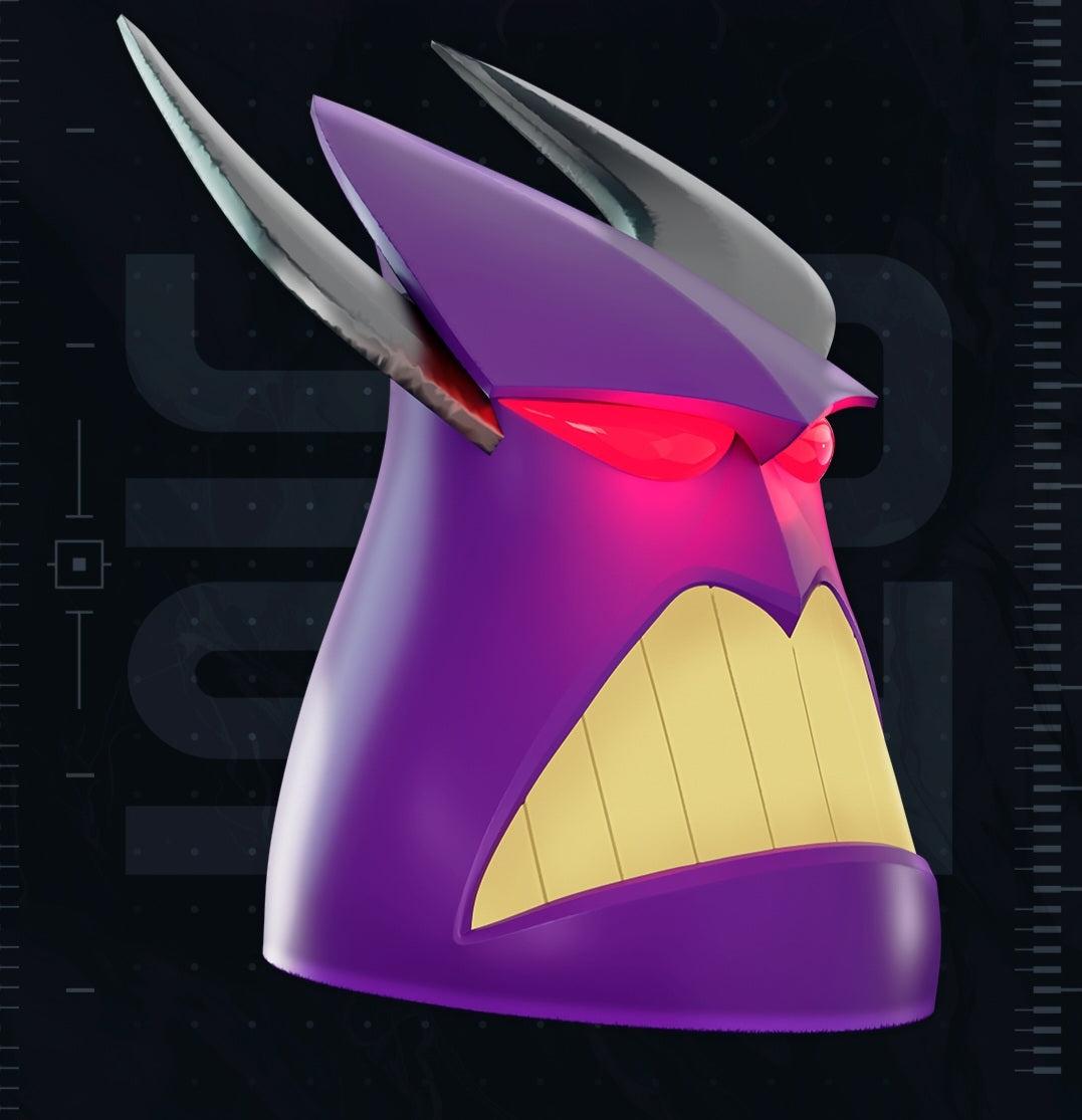Evil Emperor Zurg mask helmet for heads up to 24 inches Toy Story Buzz Lightyear costume
