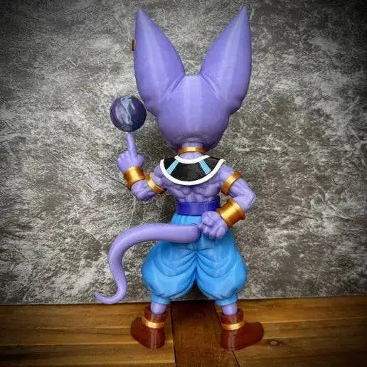 23" 1ft 11in Beerus Dragonball Z bust by 3dCurioPrints