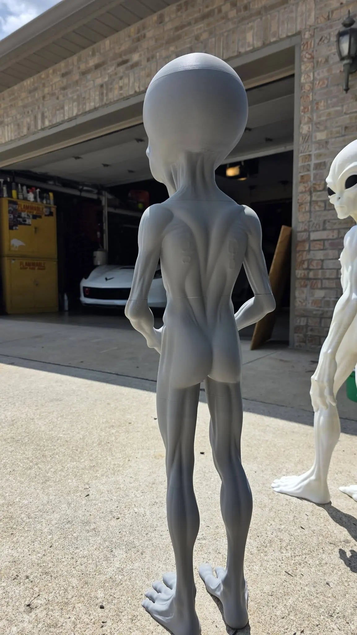 3 Ft Alien the Leader Prop Inspired By 1947 Roswell Incident by 3dCurioPrints