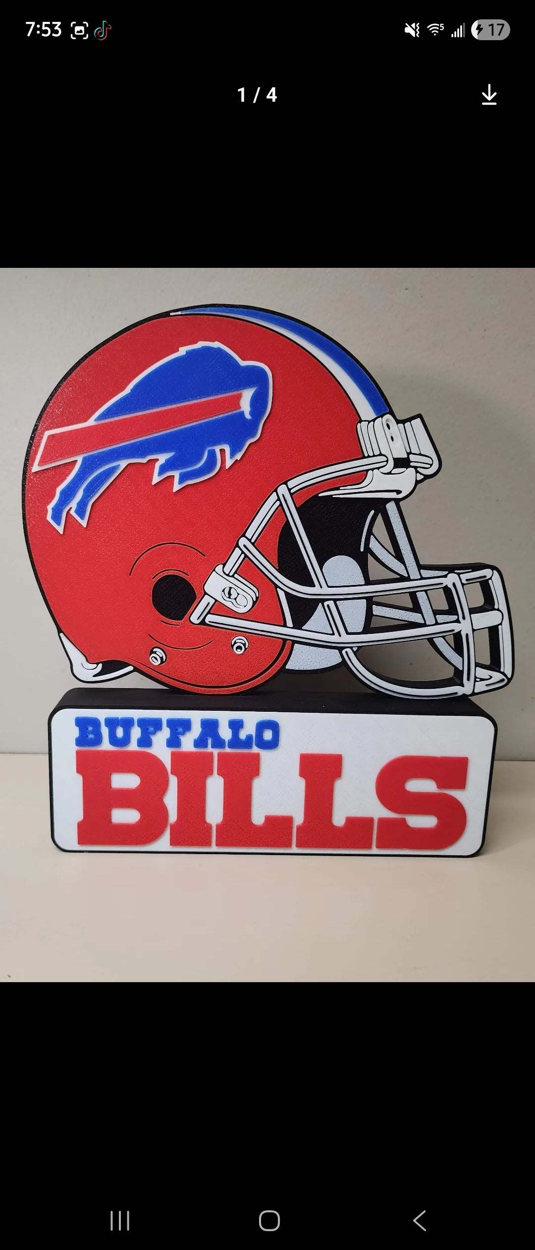 10" YOU PICK 30+ TEAMS nfl wall desk art by 3dCurioPrints
