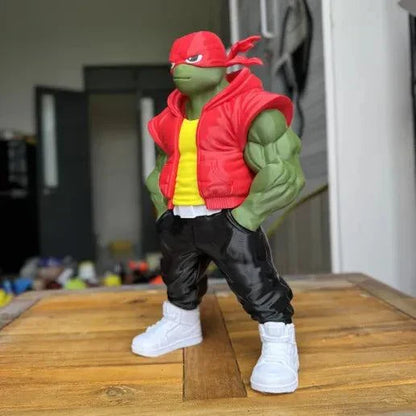 23 inch urban version Raphael TMNT statue bust with modern street style