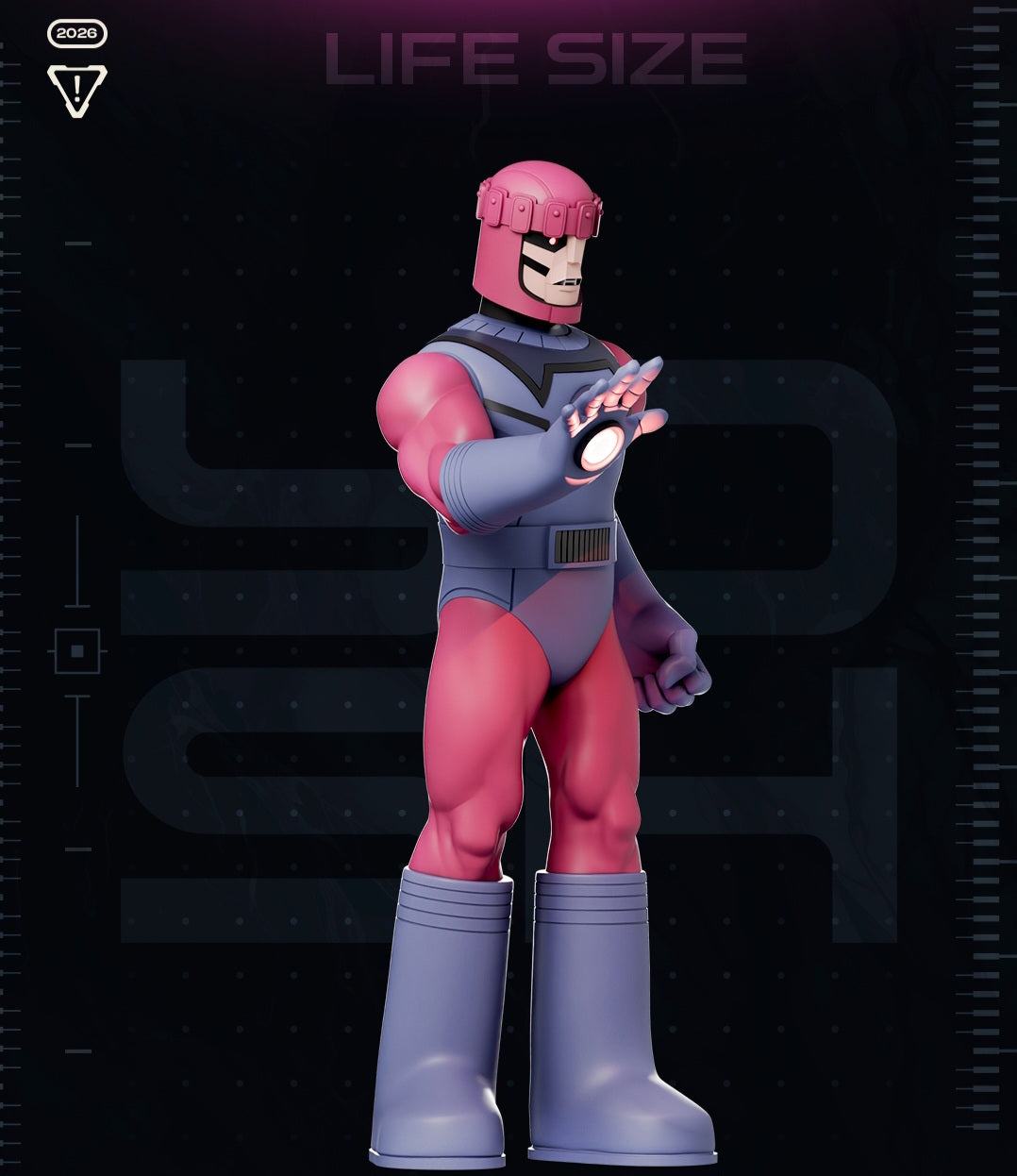Life size 6ft X-Men 97 Sentinel bust statue by Marvel Legends made to order