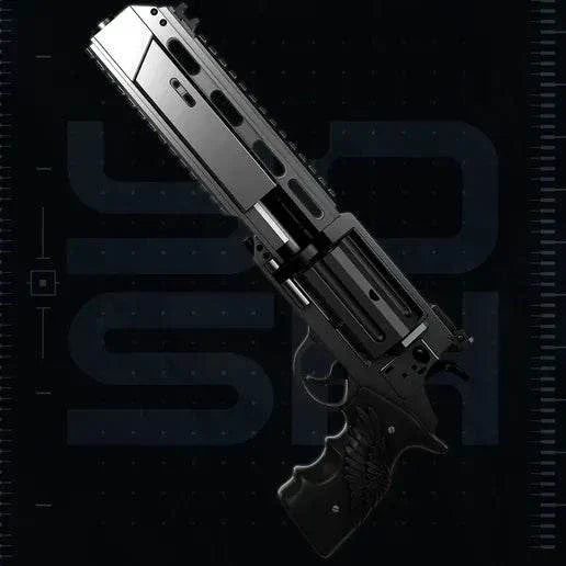 3D printed Resident Evil Requiem fake cosplay revolver prop for conventions