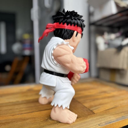 22-inch Ryu Street Fighter bust statue for gaming room display