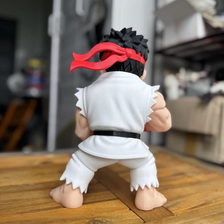 22-inch Ryu Street Fighter bust statue for gamer collection display
