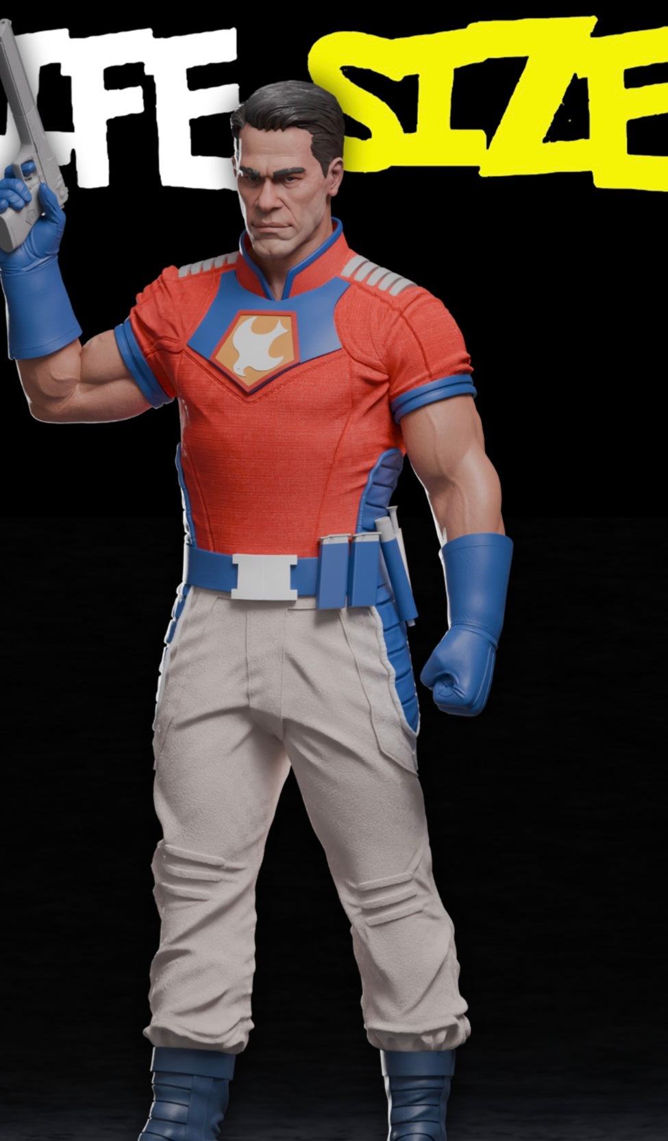 Life size 1:1 6ft Peacemaker superhero John cena 3-4 weeks made to order by 3dCurioPrints