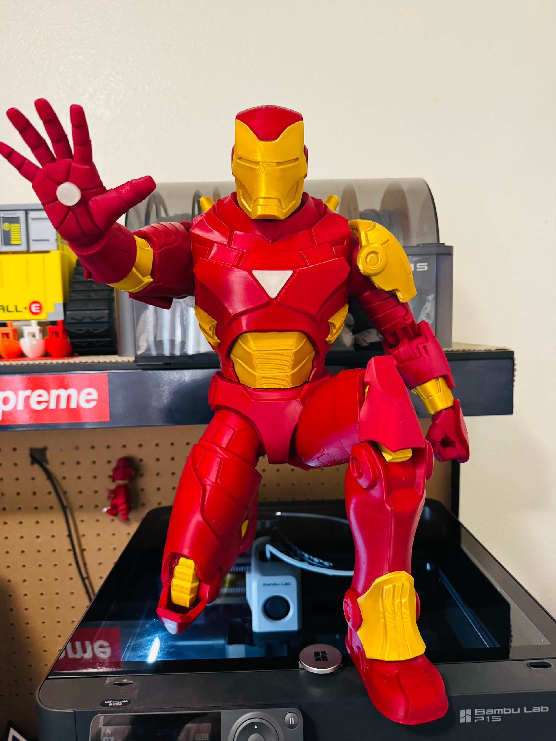 20" 1ft 8in Iron man some will be in piece use glue by 3dCurioPrints