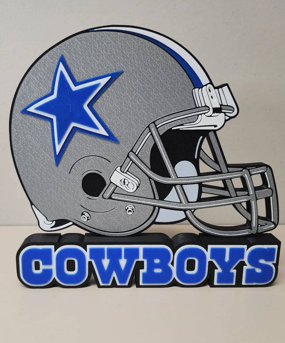 10" YOU PICK 30+ TEAMS nfl wall desk art by 3dCurioPrints