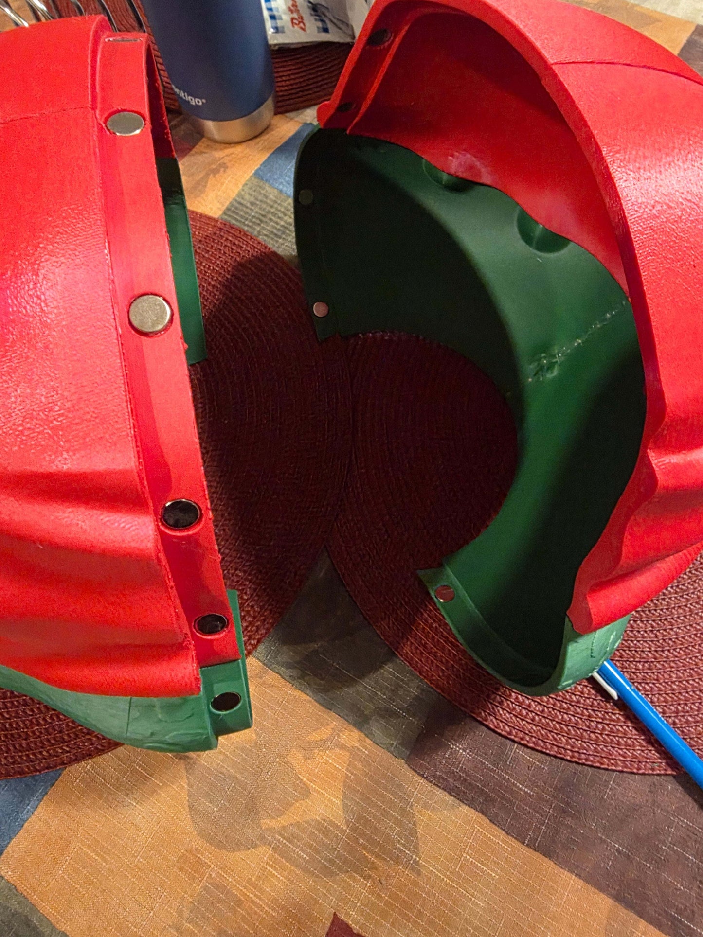 Rare TMNT Raphael helmet mask for heads up to 24 inches, detailed cosplay accessory