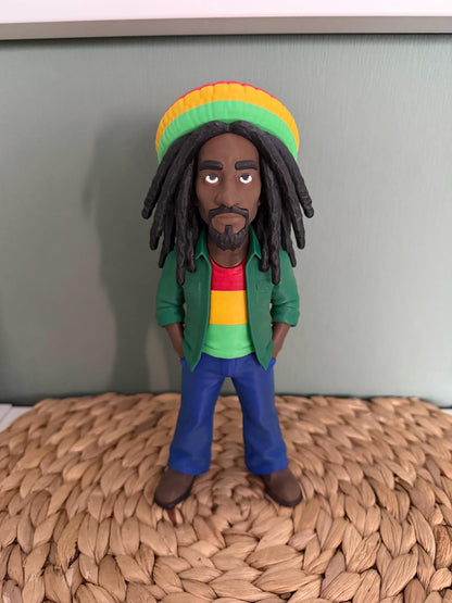 1ft Bob Marley can do dark or light skin by 3dCurioPrints