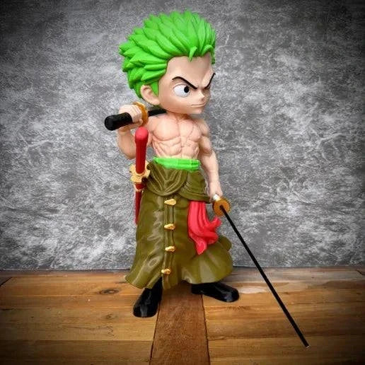 18" Zoro One piece 1ft 6in swords glued in by you by 3dCurioPrints