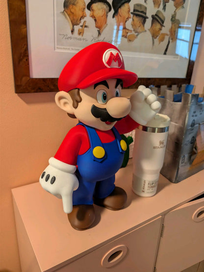 18" 1ft 6in Mario can do brown or black shoes by 3dCurioPrints
