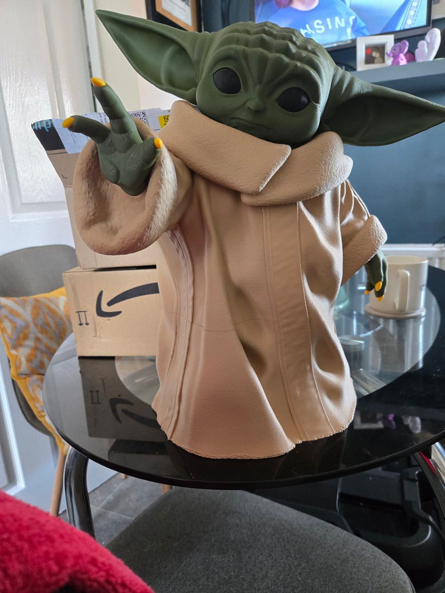 16-inch Yoda action figure from Star Wars collectible display piece