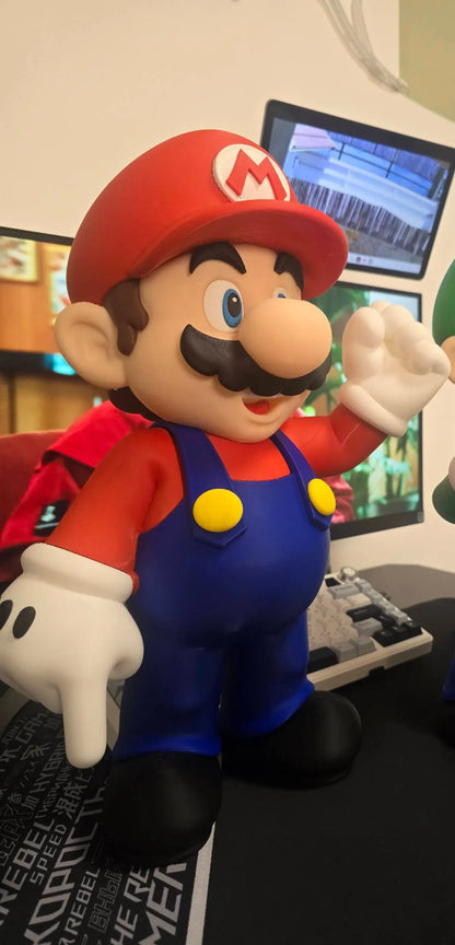18" 1ft 6in Mario can do brown or black shoes by 3dCurioPrints