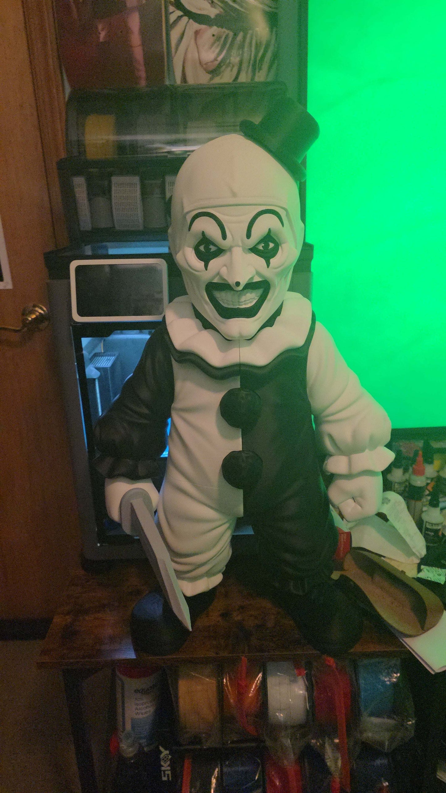 Large massive Terrifier 28-inch tall bust figure statue 16x16 inches detailed craftsmanship