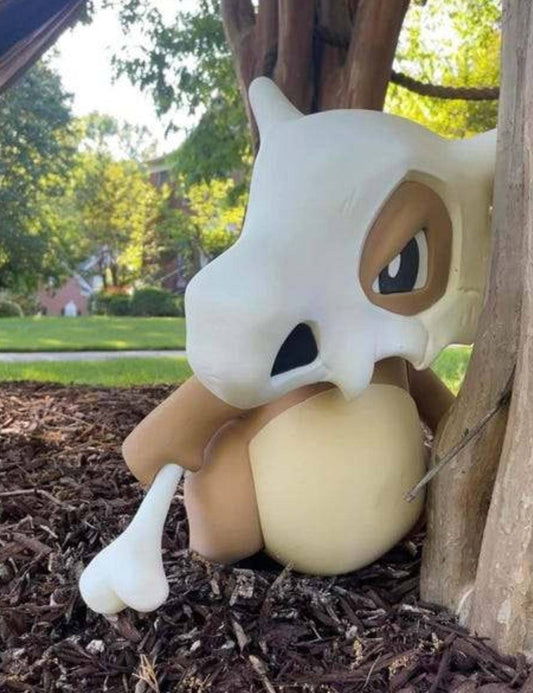 Full size Cubone Pokemon bust statue 1ft 3in life-size collectible figure