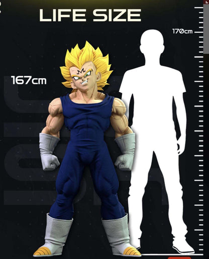 Fullsize lifesize 1:1 5ft 6in Majin Vegeta dragonball z bust made to order by 3dCurioPrints