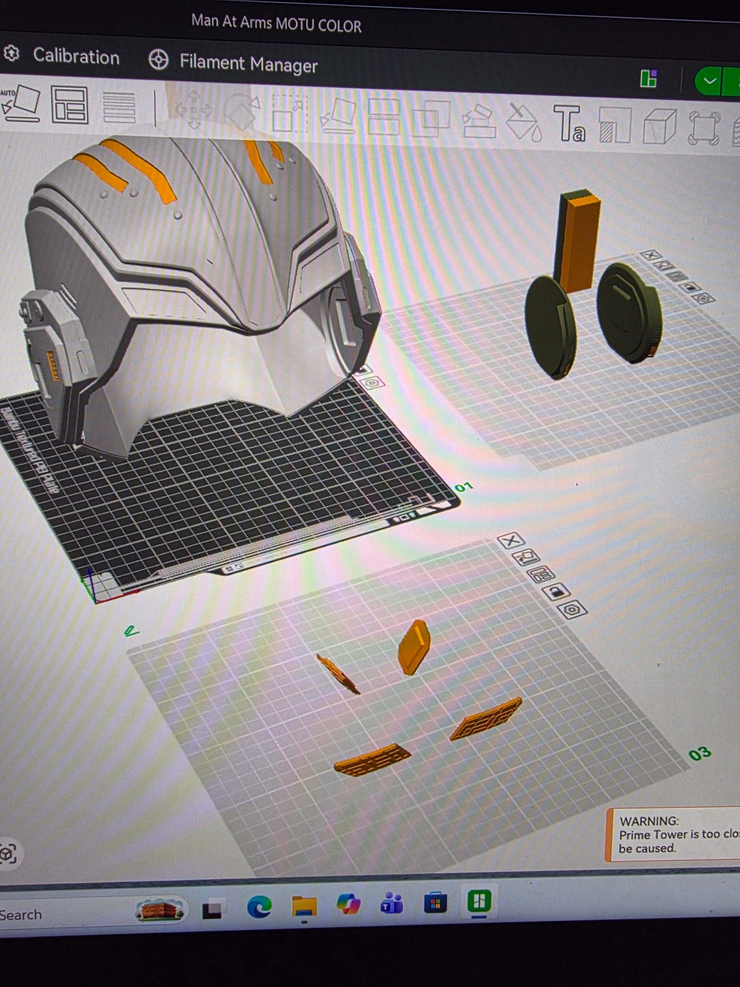 Motu Man-At-Arms helmet mask cosplay accessory detailed design