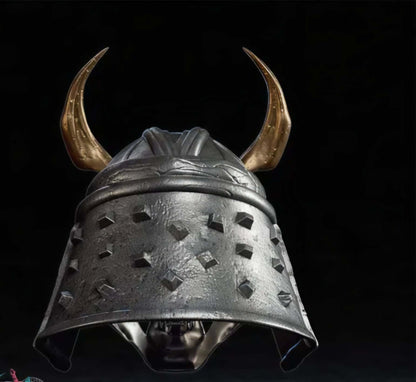 Shao Khan Mortal Kombat helmet mask one size fits standard heads cosplay prop