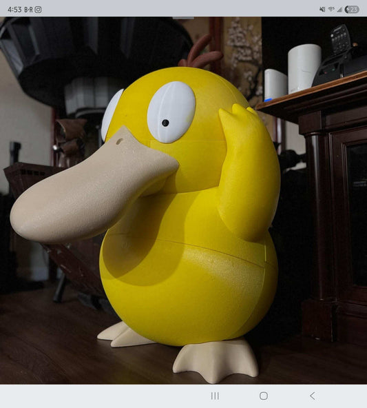 Full size 1:1 2ft 5in pokemon psyduck #0054 by 3dCurioPrints