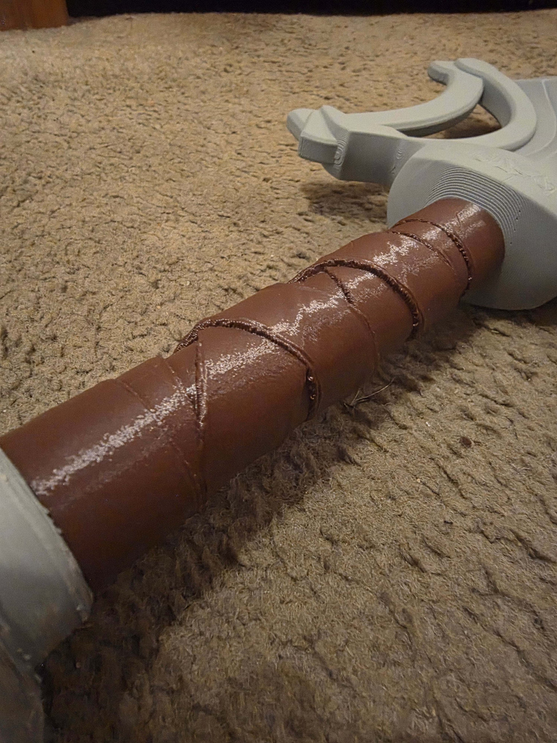 44-inch full-size Masters of the Universe He-Man sword kit in two pieces for snap and glue assembly