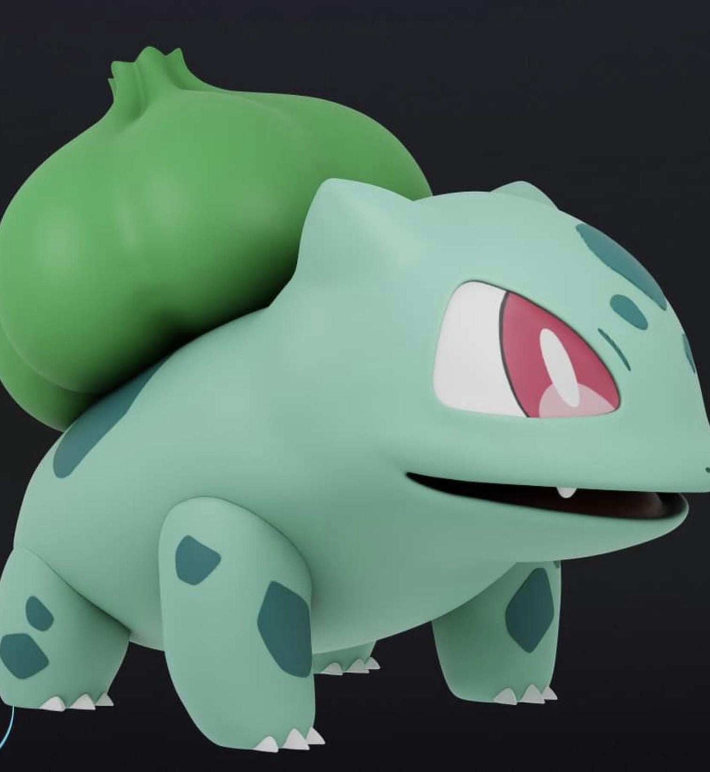 Full size bulbasaur pokemon 2ft 3 in made to order #0001 by 3dCurioPrints