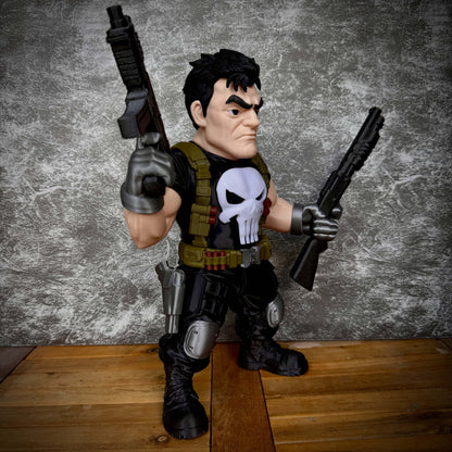 28 inch Massive Punisher superhero statue with fake guns accessories