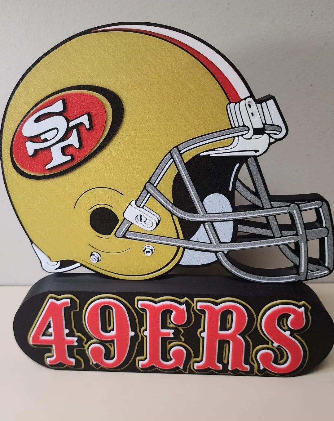 10" YOU PICK 30+ TEAMS nfl wall desk art by 3dCurioPrints