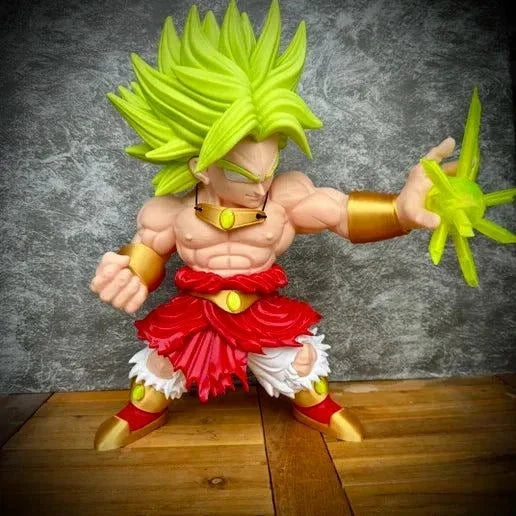 25-inch Broly Dragon Ball Z bust statue collectible handcrafted display figurine