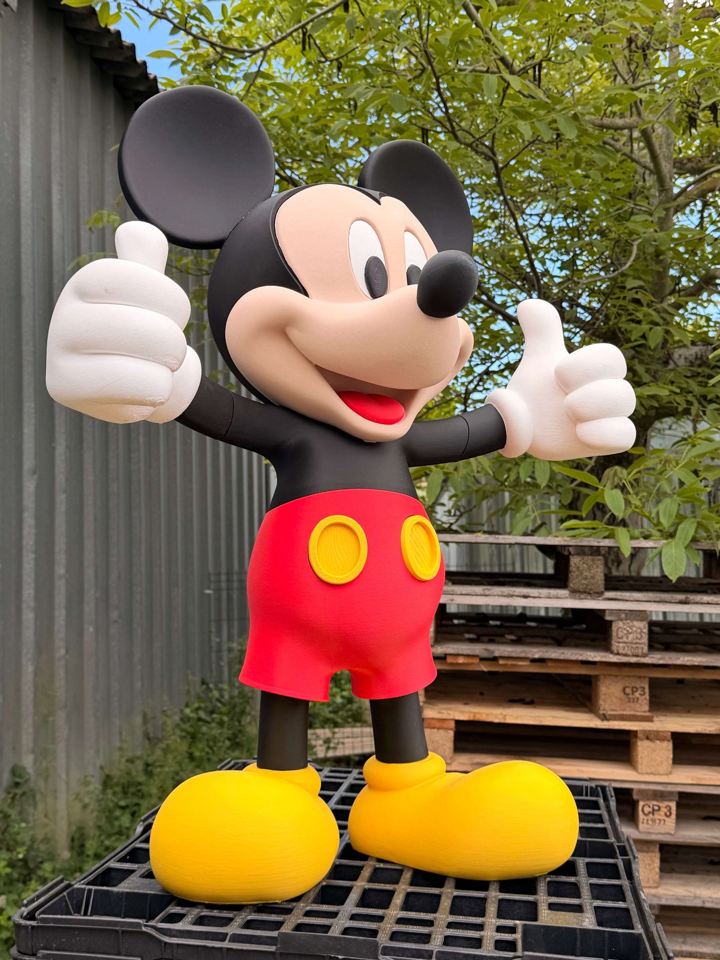 25" 2ft 1in Mickey Mouse by 3dCurioPrints