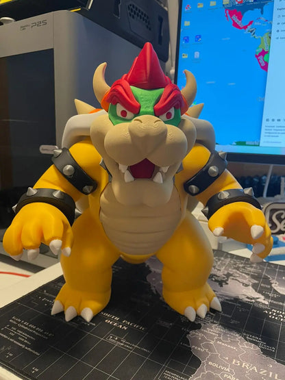 1ft 2in Bowser statue 14" 6 walls heavy quality piece by 3dCurioPrints