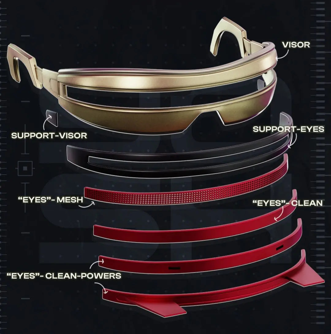 Cyclops doomday visor 4 options reg sent unless you message me by 3dCurioPrints