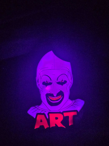 Art the Clown Terrifier LED backlit horror lightbox display