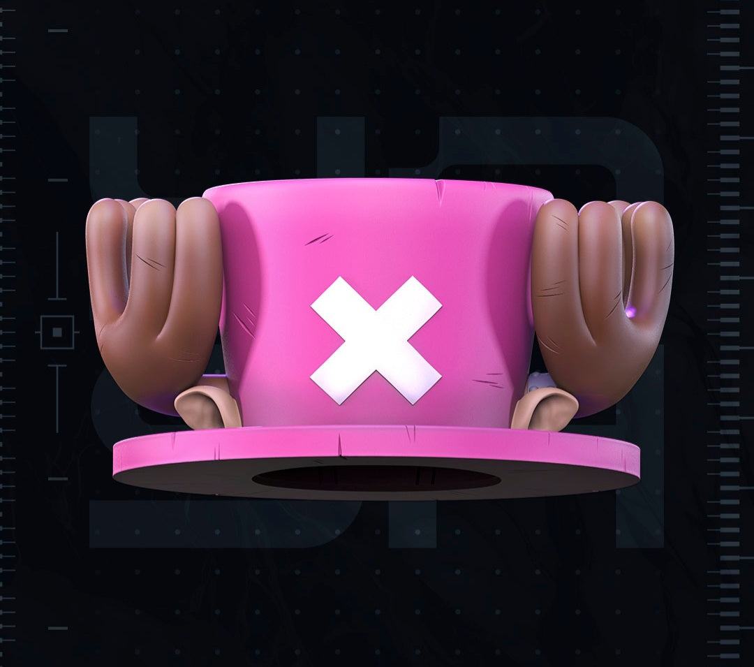 One Piece Chopper cosplay hat by 3dCurioPrints fitting heads up to 24 inches for anime conventions and photoshoots