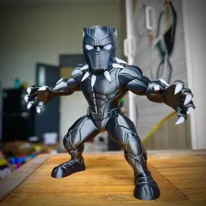 11-inch Black Panther bust statue on a shelf for Marvel fans