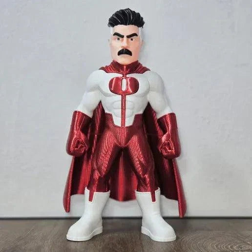 20" 1ft 8in Omni Man collectible figure from Invincible with cape